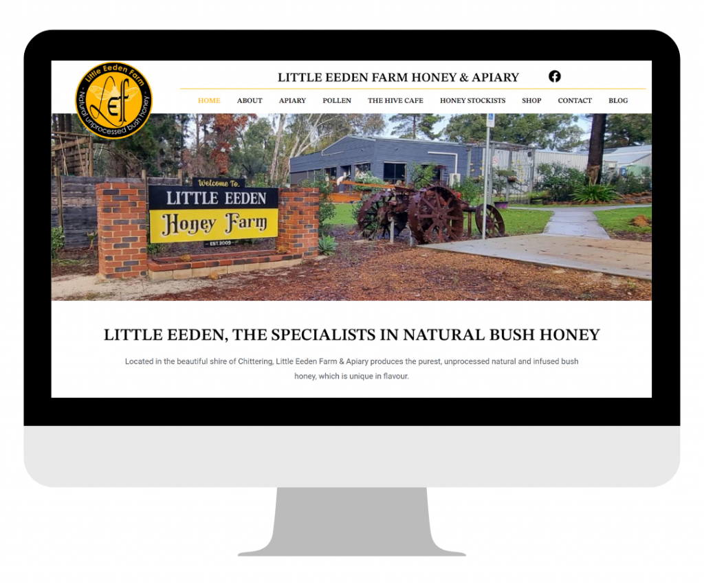 Little Biz Website Portfolio: Little Eeden Farm