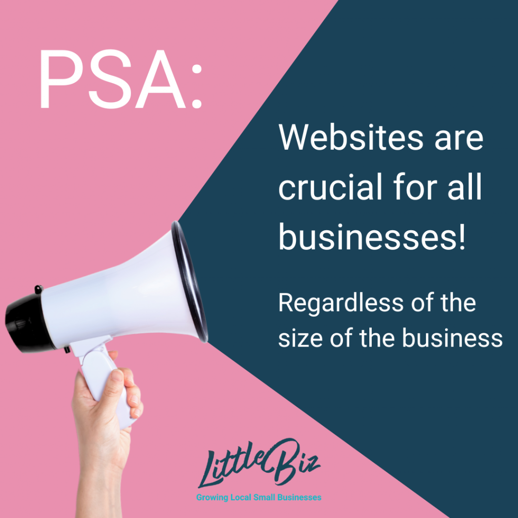 Websites are crucial for all businesses